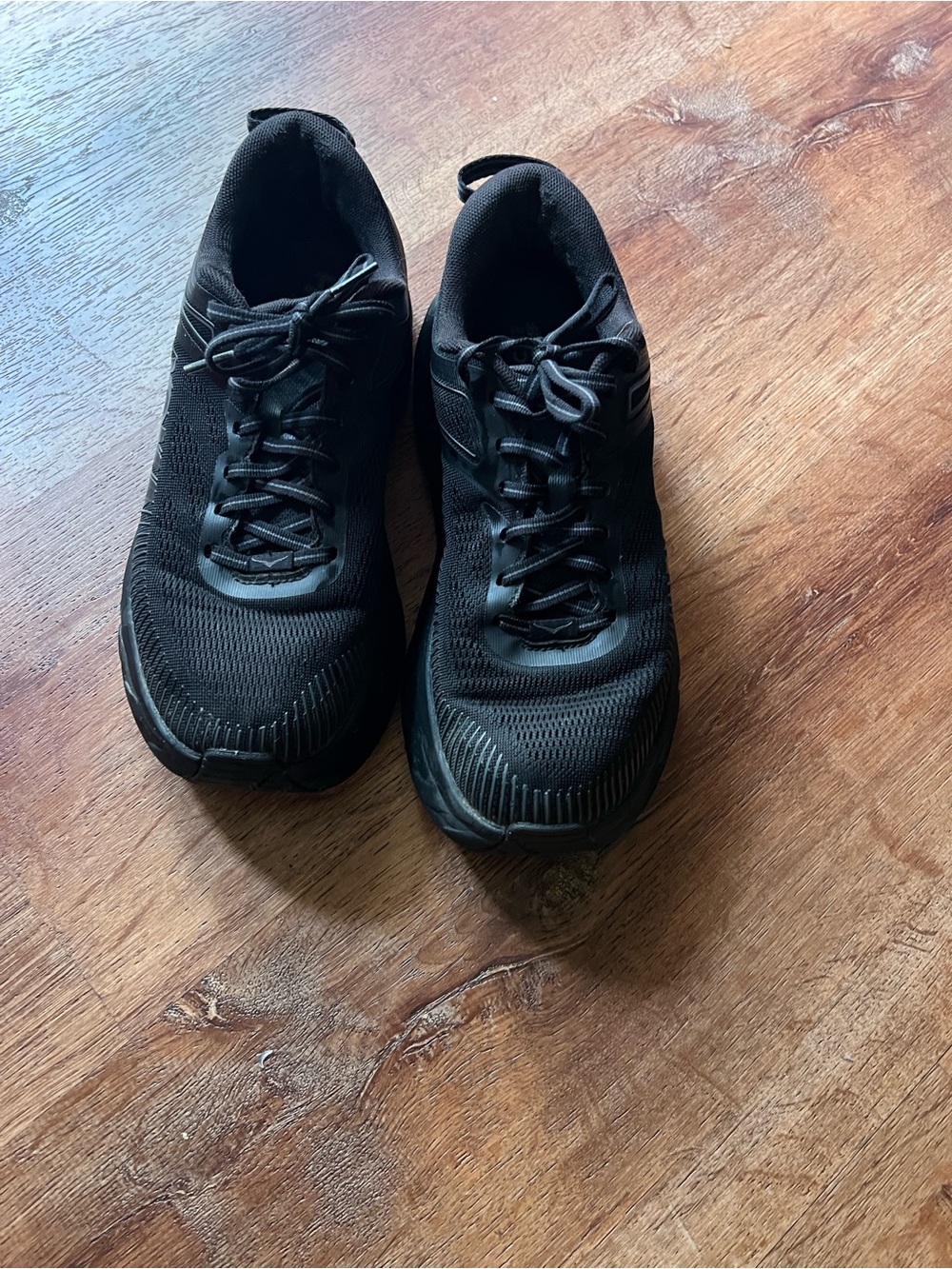 Hoka Men's All-Black Athletic Running Sneakers
